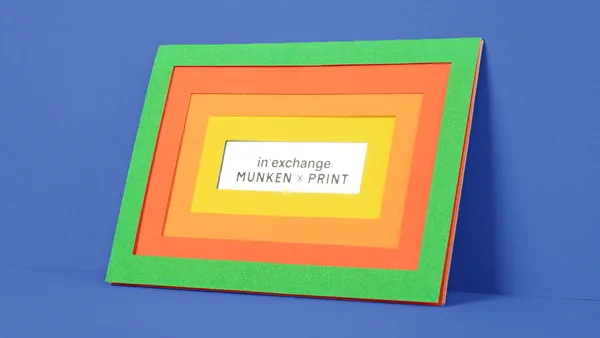 Kreative Druckprodukte mit Sonderformaten – Musterkarten von Munken Print