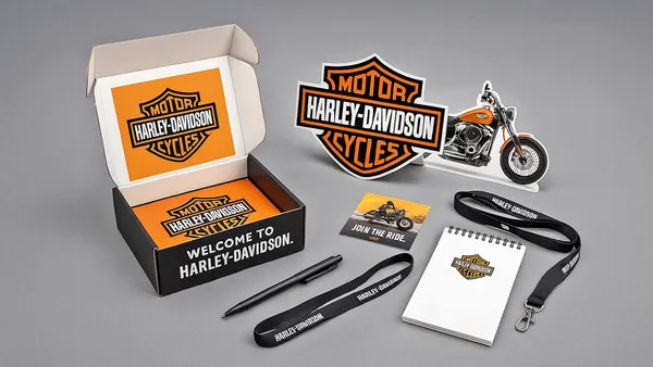 Harley-Davidson Markenmerchandise und Verpackungen – Fulfillment-Projekt X-Press Berlin